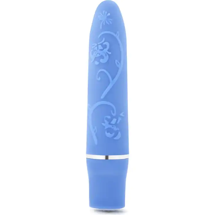 Голубая вибропуля Bliss Vibe - 10,1 см - Rose