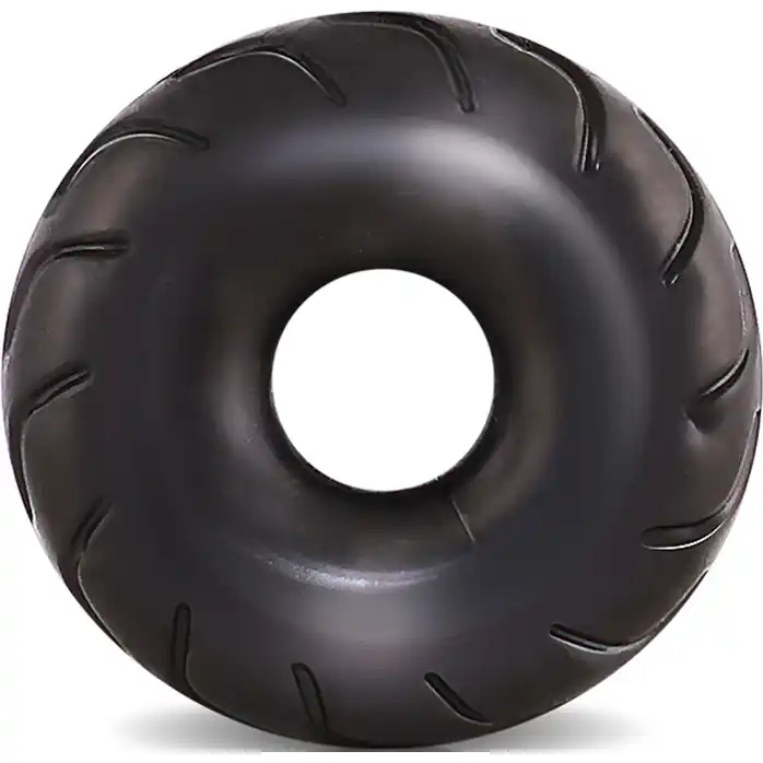 Черное эрекционное кольцо Truck Tire - Performance