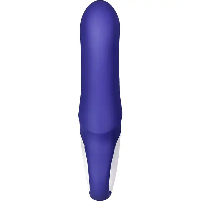 Фиолетовый вибратор Satisfyer Magic Bunny с клиторальным отростком - 17,6 см. Фотография 4.