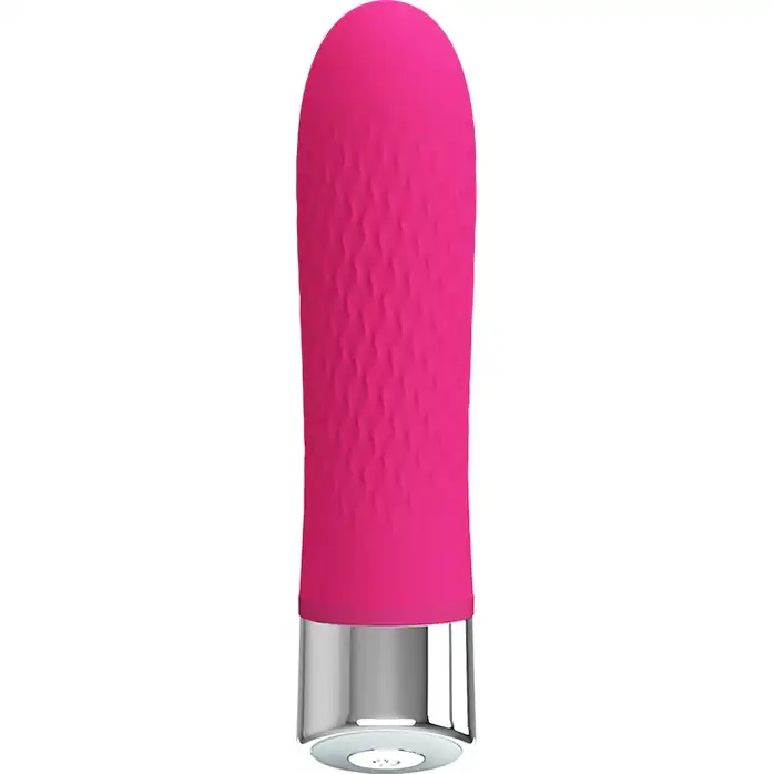 Розовый мини-вибратор Sebastian - 12,4 см - Pretty Love