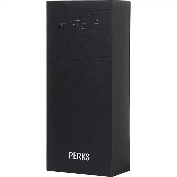Фиолетовый вибратор Le Stelle PERKS SERIES EX-1 с 2 сменными насадками. Фотография 7.