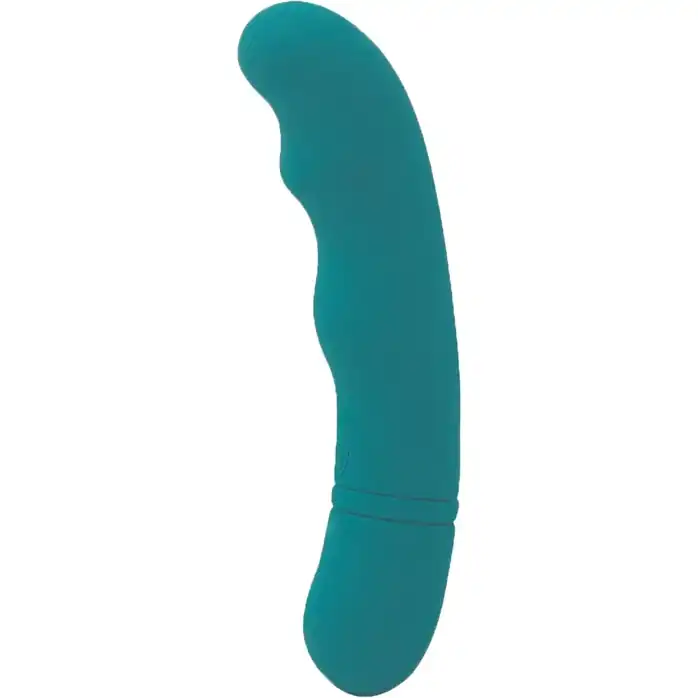 Бирюзовый перезаряжаемый G-вибратор Diona - 18 см - Fusion collection