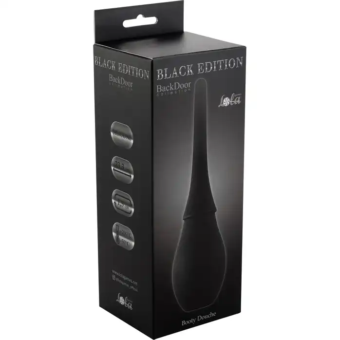 Чёрный анальный душ Booty Douche - Back Door Collection Black Edition. Фотография 2.