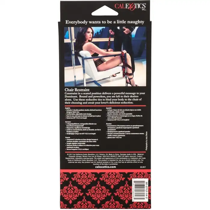 Ленты для фиксации Chair Restraint - Scandal. Фотография 5.